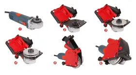 653391559758 AIDELIFE Angle Grinder Dust Double Saw Wall #2