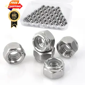 LOCKNUT-01 ALLWIN Lock Nuts Hex Locknuts Pack