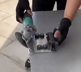 844654960739 ANEFOSE Angle Grinder Stand Tile Chamfer Cutting #2