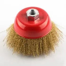 789611029982 ATE PRO. USA Steel Wire Cup End Brush Mini Tool 789611029982 ATE PRO. USA Steel Wire Cup End Brush Mini Tool