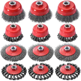 744759034939 ATMTV Pack Wire Wheel Angle Grinder Set 744759034939 ATMTV Pack Wire Wheel Angle Grinder Set