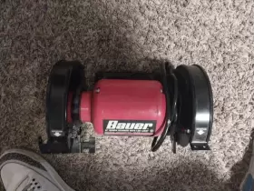 57286 BAUER Bench Grinder Led Lights Grind Sharpen Deburr #2 57286 BAUER Bench Grinder Led Lights Grind Sharpen Deburr #2