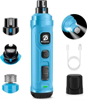750918002077 BOUSNIC Dog Nail Grinder Led Light Pet Powerfu 750918002077 BOUSNIC Dog Nail Grinder Led Light Pet Powerfu