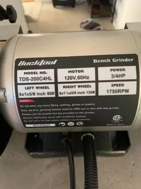 TDS-200C4HL BUCKTOOL Bench Grinder Led Light #2