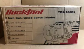 TDS-200DS BUCKTOOL Dual Bench Grinder