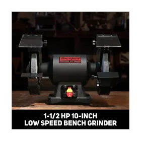 TDS-250 BUCKTOOL Bench Grinder Rpm Table #2