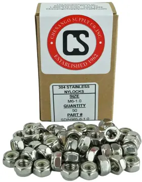 716715823932 CHENANGO SUPPLY Nylock Nut Din Steel 716715823932 CHENANGO SUPPLY Nylock Nut Din Steel