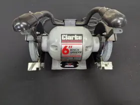 BT1005B CLARKE Metalworker Bench Grinder Lights Great