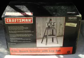 24123 CRAFTSMAN Bench Grinder Leg Set Box #3