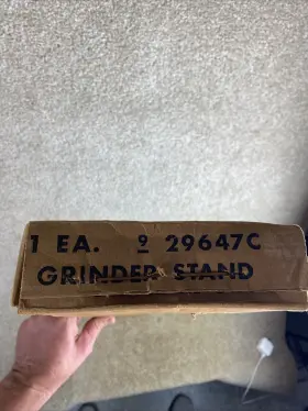 29647C CRAFTSMAN Tube Grinder Stand Box #2 29647C CRAFTSMAN Tube Grinder Stand Box #2