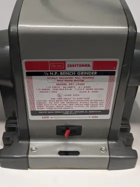 397.19430 CRAFTSMAN Sears Bench Grinder Box #3 397.19430 CRAFTSMAN Sears Bench Grinder Box #3