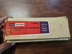 756.18887 CRAFTSMAN Pneumatic Die Grinder Box Paper #2