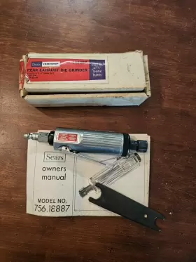 756.18887 CRAFTSMAN Pneumatic Die Grinder Box Paper
