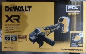 DCG410WWI DEWALT Xr Angle Grinder Battery Charger Box Kit