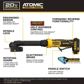 Dewalt Dcg432xb Atomic Extended Cut-off Tool Brand-new Sealed Box