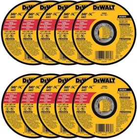 DW8062-10 DEWALT Angle Grinder Wheel Pack