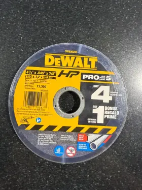DW8062B5 DEWALT Angle Grinder Cutting Disc DW8062B5 DEWALT Angle Grinder Cutting Disc