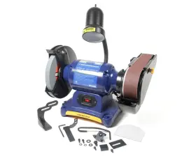 13577 EASTWOOD Belt Sander Combination Bench Grinder Linishe