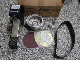 68198 EASTWOOD Versa Grind Sanding Belt Bench Grinder 68198 EASTWOOD Versa Grind Sanding Belt Bench Grinder