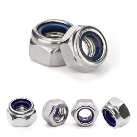 E-240629C-0007 EINUNDCY Locknuts Inserted Hex Lock Steel