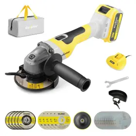975167739909 ENVENTOR Cordless Angle Grinder Battery Grinde