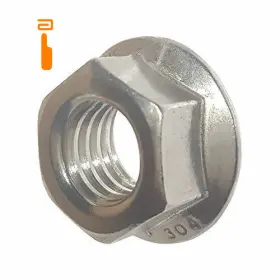 3SNFG008C FASTENERE Serrated Flange Nuts Pack