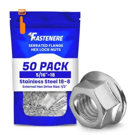 3SNFG905C FASTENERE Serrated Flange Nuts Pack