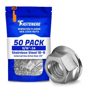 3SNFG905F FASTENERE Serrated Flange Nuts Pack