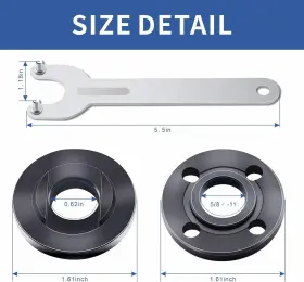 230601 FYJBNH Angle Grinder Nut Wrench Flange Lock Kit #2