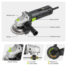 973423094199 GALAX PRO Electric Angle Grinder Equipped Motor #2