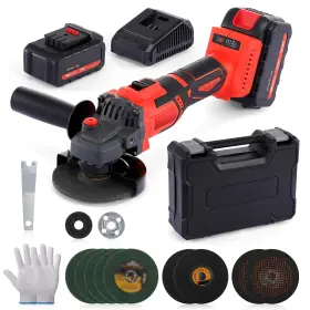 753584628831 GEEVORKS Cordless Angle Grinder Batteries Power 753584628831 GEEVORKS Cordless Angle Grinder Batteries Power