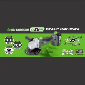 811285023055 GENESIS Cordless Angle Grinder Battery Charger #3