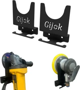 744759047328 GIJOK Angle Grinder Holder Tool Wall Mount Wren