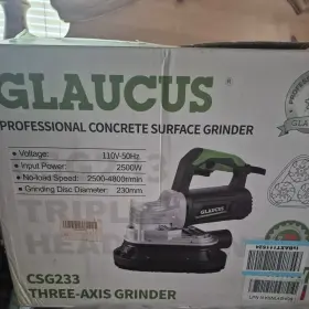 Glaucus Csg233 4 Inch X3 Concrete Surface Grinder 4-inch Three-axis Floor Co