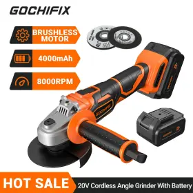 AQN3827439 GOCHIFIX Brushless Cordless Angle Grinder Cutting AQN3827439 GOCHIFIX Brushless Cordless Angle Grinder Cutting