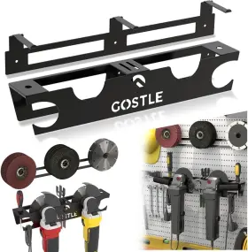744110444759 GOSTLE Bay Angle Grinder Holder Discs Hook Rack