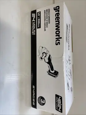 841821062644 GREENWORKS Dual Volt Brushless Angle Grinder 841821062644 GREENWORKS Dual Volt Brushless Angle Grinder