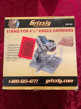G8183 GRIZZLY INDUSTRIAL Gizzly Stand Angle Grinders G8183 GRIZZLY INDUSTRIAL Gizzly Stand Angle Grinders