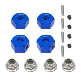 2WD1654NB GTHELE Hex Wheel Hubs Pins Flanged Lock Nuts