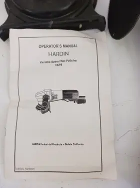 BR-VSP5 HARDIN Rpm Grinder #3