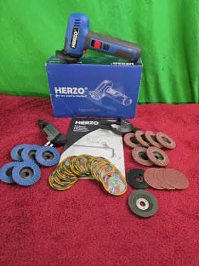 HAG37V HERZO Mini Cordless Grinder Cutting Sanding Discs Kit HAG37V HERZO Mini Cordless Grinder Cutting Sanding Discs Kit