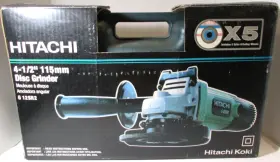 12SR2 HITACHI Hitatchi Disc Grinder Wcase Electric Tool 12SR2 HITACHI Hitatchi Disc Grinder Wcase Electric Tool
