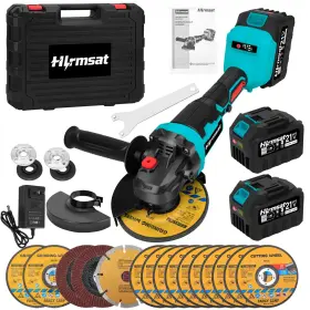 704920442109 HLRMSAT Cordless Angle Grinder Brushless Power