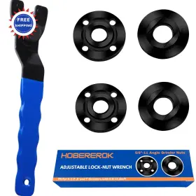 GW30001002 HOBEREROK Angle Grinder Wrench Nut Lock Kit GW30001002 HOBEREROK Angle Grinder Wrench Nut Lock Kit