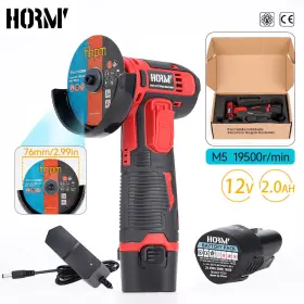 JM18-100 HORMY Cordless Mini Angle Grinder Brushless Handheld JM18-100 HORMY Cordless Mini Angle Grinder Brushless Handheld
