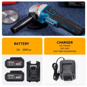 JM21-125 HORMY Angle Grinder Rechargeable Cutting Battery #2