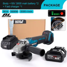 JM21-125 HORMY Angle Grinder Rechargeable Cutting Battery