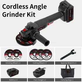 655160958083 HYPERPOWER Werktough Cordless Angle Grinder Ion #2 655160958083 HYPERPOWER Werktough Cordless Angle Grinder Ion #2