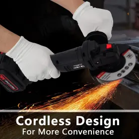 655160958083 HYPERPOWER Werktough Cordless Angle Grinder Ion #3 655160958083 HYPERPOWER Werktough Cordless Angle Grinder Ion #3