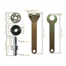 732661606122 HYSHINA Drill Angle Grinder Conversion Versatile #2 732661606122 HYSHINA Drill Angle Grinder Conversion Versatile #2